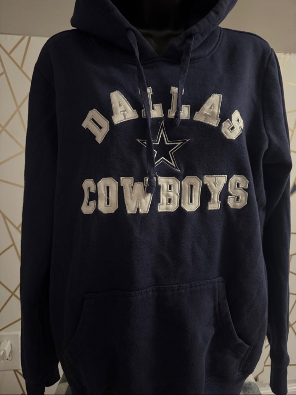 Dallas Cowboys Navy Women's Pullover Hoodie